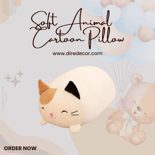 Soft Animal Cartoon Pillow